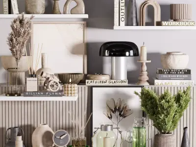 decorative set 1 3D model get