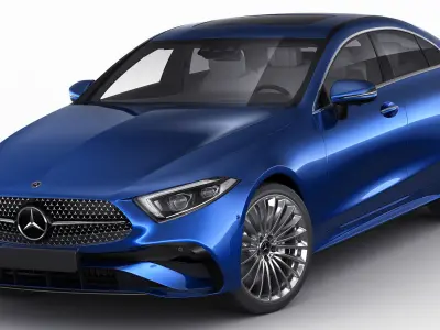 Mercedes-Benz CLS 2022 AMG line 3D model