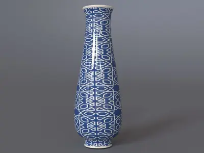 Asian vase pack  3D model