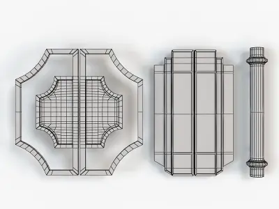 Door knobs sicis 3D model