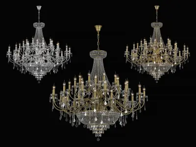 70051x Classic Osgona Chandelier 3D model