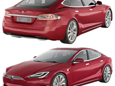Tesla Model S P100D 3D model