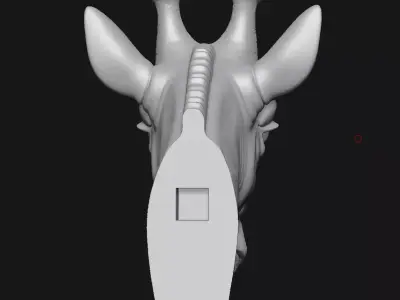 giraffe 3D print model