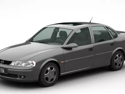 Opel Vectra B Sedan Facelift 3D model