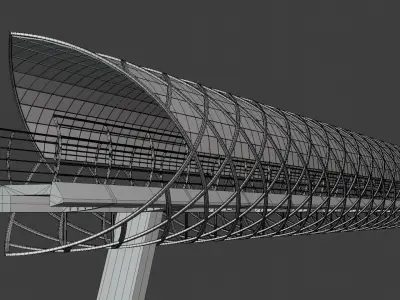Covered bridges collection 3D Model Pack