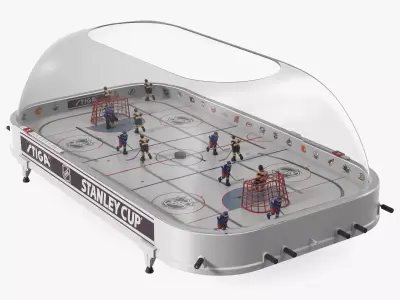 Stiga Stanley Cup Table Hockey with Game Stand Dome 3D model