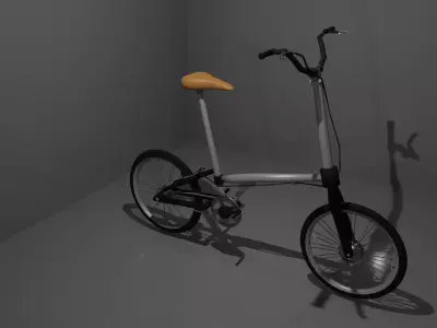 Simple Bicycle Free low-poly 3D model