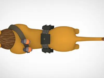 TF2 Soldier Lion 3D model
