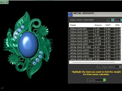 Luxury Wedding Ring For Women 3d Printable Model 3D print model