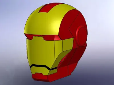 Iron Man Mask Ultra Free 3D model