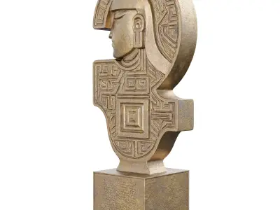 Ancient old Egyption Sculpt 18 3D model