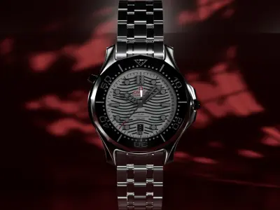 Omega Seamaster Diver 300M Watch 3D model