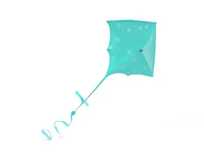Aqua Star Kite model pack Low-poly 3D model