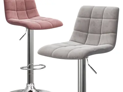 Bar stool Tailor powder pink 3D model