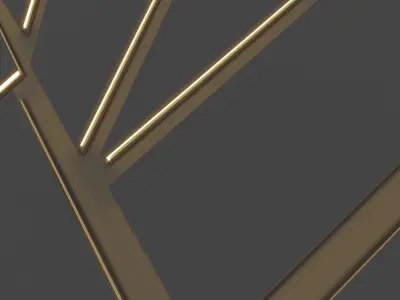 Wall Panel 6 Low-poly 3D model