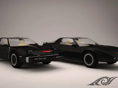 Knight Rider Car 3D model