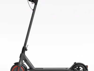 electric scooter Low-poly 3D model