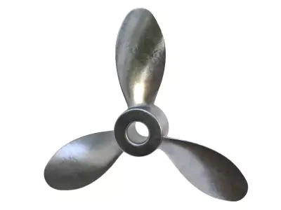 Marine propeller 02 3D model