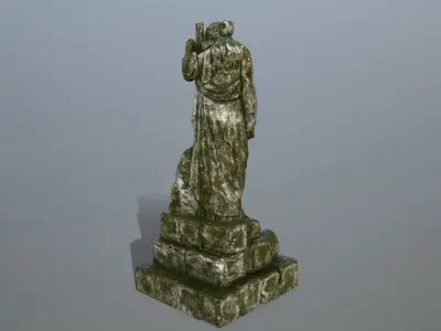 statue 5 Low-poly 3D model