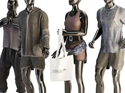 Mannequin Vol 044 3D model