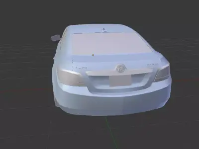 2013 Buick Free low-poly 3D model