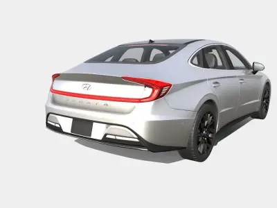 Hyundai Sonata 2020 3D model