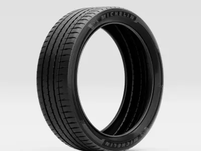 Michelin Pilot Sport 4S Tire 3D model