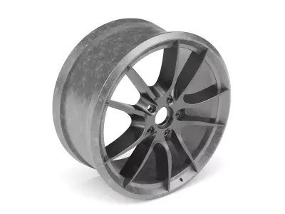 Steel rim 09 3D model