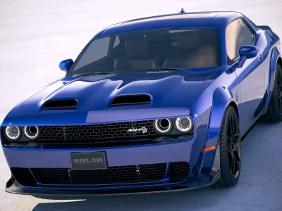 Dodge Challenger SRT Hellcat 2019 3D model