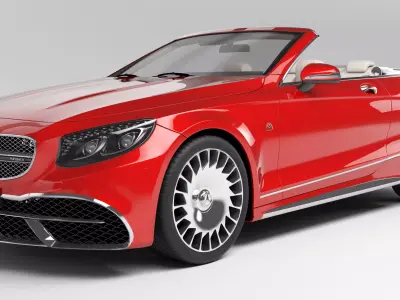 Mercedes Maybach Coupe Cabriolet 2020 3D model
