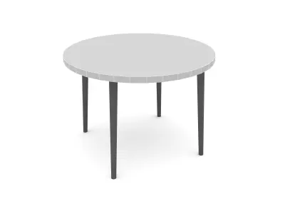 The modern office coffee table Low-poly 3D model