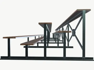 Stadium Seats 3D model