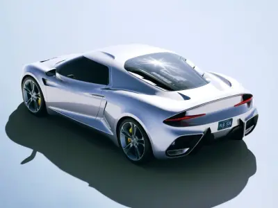 Genesi Model S Concept 2016 3D model
