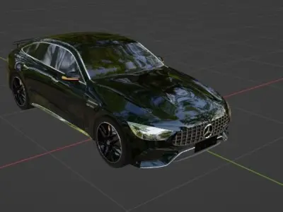 Mercedes Gt63 Amg 3D model