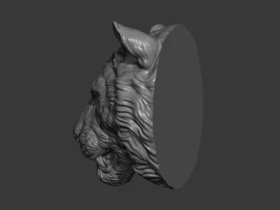 Tiger toothy 3D print model