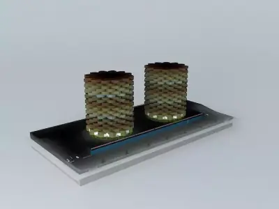 The Twin Pines 4 3D model