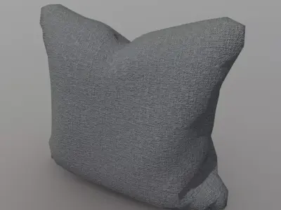 Cushion pillow Low-poly 3D model