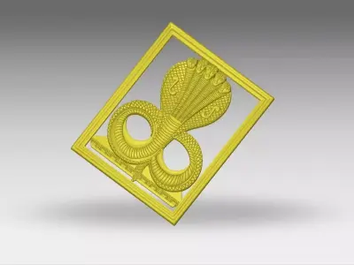 SNAKE ART 3D model