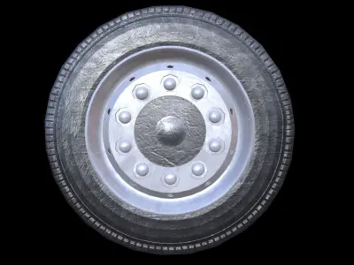 Truck Tyre Tire 1 3D model