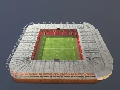 Stadium of st Mary Low-poly 3D model