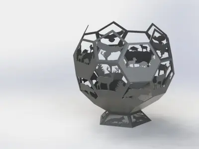 Fire bowl 3D print model