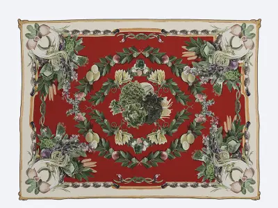 Carpet Arcimboldo Free 3D model