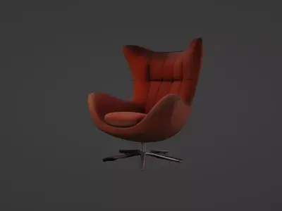 Modern Comfy Designer Chair 3D Model   3D model