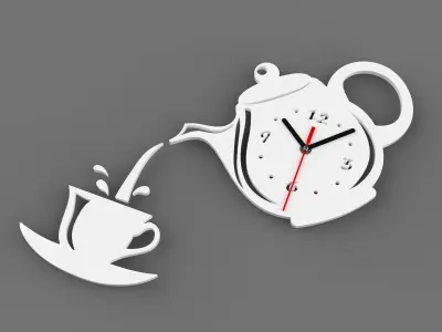 kitchen wall clock 3D model