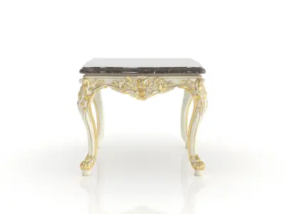 Royal marble top side table by Modenese 3D model