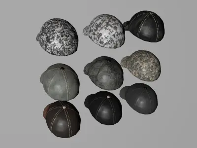 Sport hat Low-poly 3D model