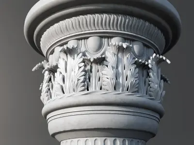 fat corinthian 3D model