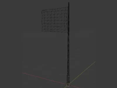 Simple Flag Free 3D model