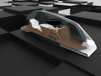 Mobile Workstation 3D model