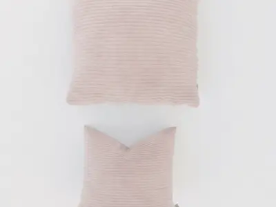 LMM Cushion Fine Lines Set 3D model